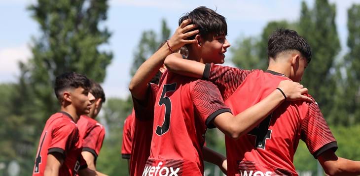 Under 15 Serie A e B, quarti di finale: il Milan vince 3-2 con l'Hellas Verona e vola in semifinale