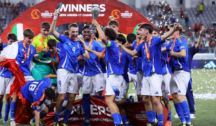 Azzurrini campioni d'Europa: a Limassol trionfo della squadra di Favo