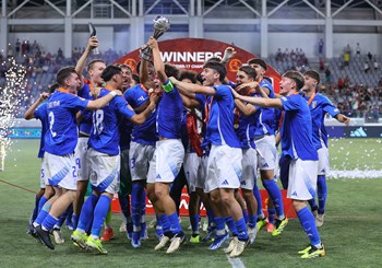 Five Azzurrini in the Euros Team of the Tournament: Pessina, Emanuel, Cama, Liberali and Camarda