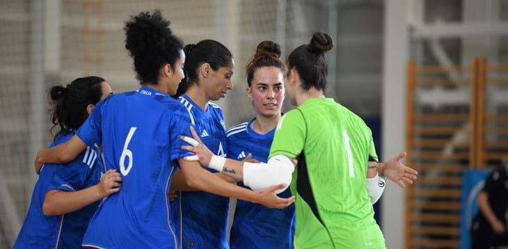 Futsal Week, le Azzurre partono forte: 13-0 alla Groenlandia nella prima giornata. Ora la Polonia
