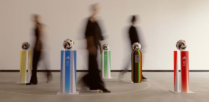 adidas invites two design studios to create ball stand for UEFA EURO 2024