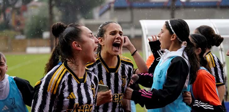 Under 15 femminile, la finale sarà Juventus-Roma: giovedì pomeriggio a Tolentino la sfida per assegnare lo Scudetto