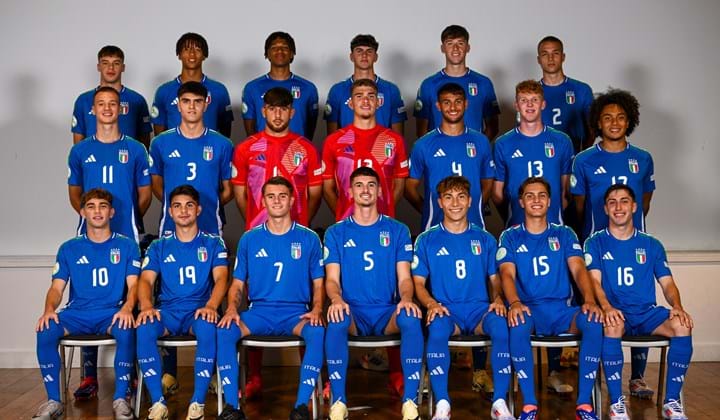 Le foto ufficiali degli Azzurrini all'Europeo U19