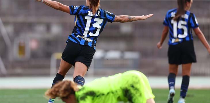Esordio con goleada per l'Inter di Piovani: in casa piega 5-0 la Sampdoria