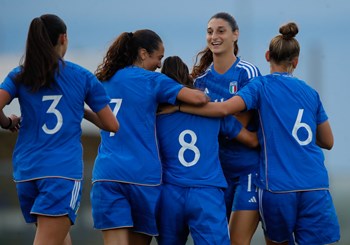 Debutto show delle Azzurrine nel Torneo di Gradisca d’Isonzo, Albania battuta 11-0. Mazzantini: "Un ottimo inizio"