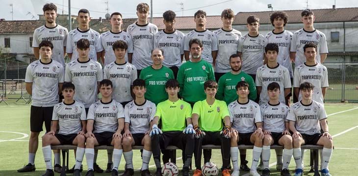 Under 17 Serie C, la Pro Vercelli vince ancora: 7 gol al Sestri Levante e primato del girone A insieme a Renate e Lecco