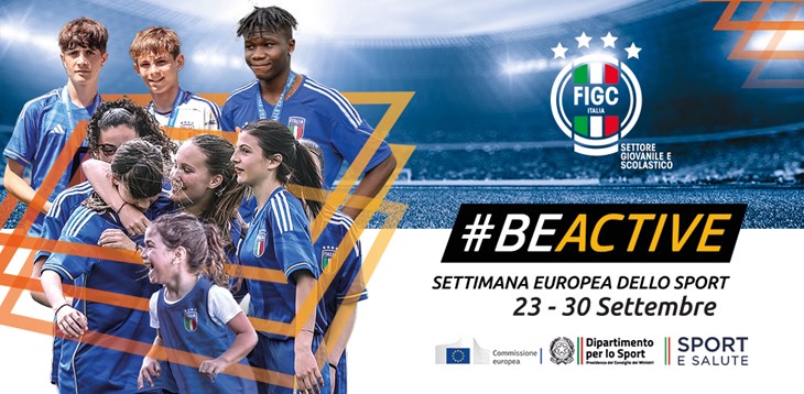 Settimana Europea dello Sport, la FIGC aderisce alla decima edizione di #BeActive: iniziative su tutto il territorio