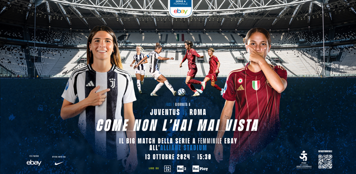 Juventus-Roma 'come non l'hai mai vista': mezza pagina su Corriere dello Sport e Tuttosport con il concept della partita di domenica 13