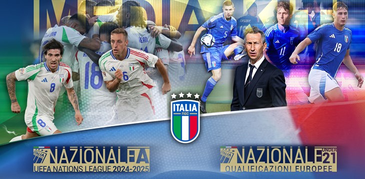Online i Media kit per le gare di ottobre della Nazionale A e dell’Under 21