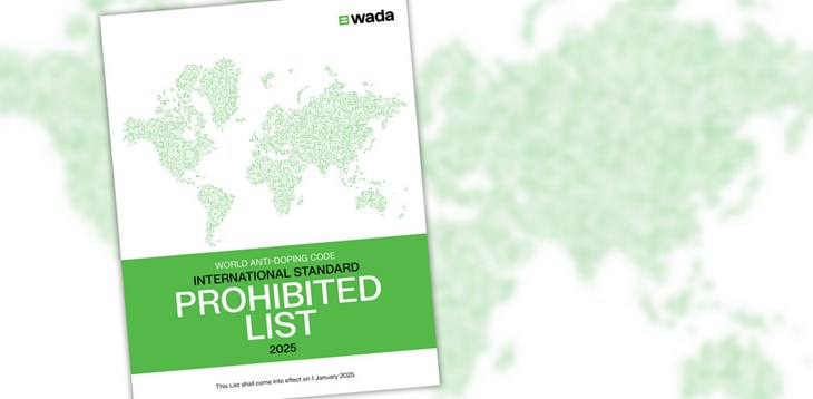 WADA: List of Prohibited Substances and Methods 2025 published, effective 1 January