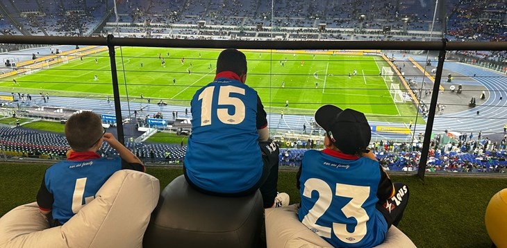 Festa all’Olimpico: nella Quiet Room dedicata ai bambini con autismo gioia, entusiasmo e grande partecipazione