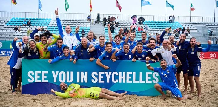 Missione compiuta! L’Italia si qualifica al 13° Mondiale di beach soccer della storia. Gravina: “Gli Azzurri un’eccellenza”
