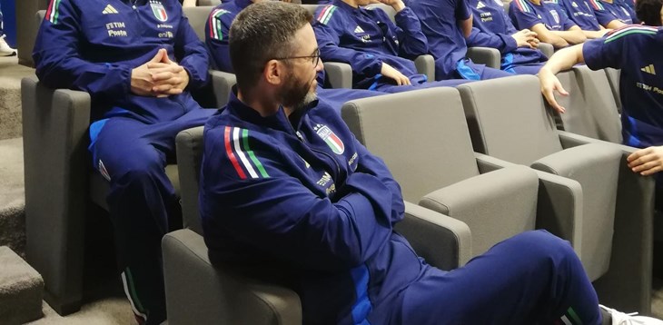 UEFA Hattrick VI: players and staff from the U17s