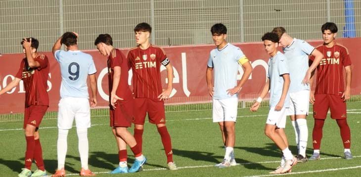 Under 17 Serie A e B, emozioni nel girone C: Lazio e Roma pareggiano 1-1 a Trigoria nel derby
