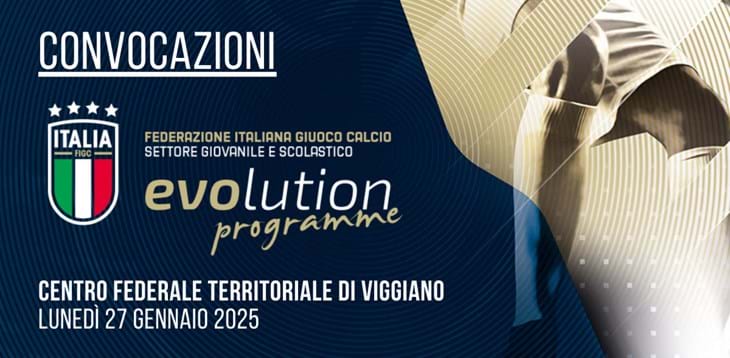 CONVOCAZIONI PER IL CTF DI VIGGIANO DEL 27 GENNAIO 2025