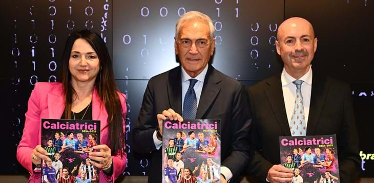 Presentato a Roma 'Calciatrici 2024-2025', il primo album Panini dedicato alla Serie A Femminile. Gravina: