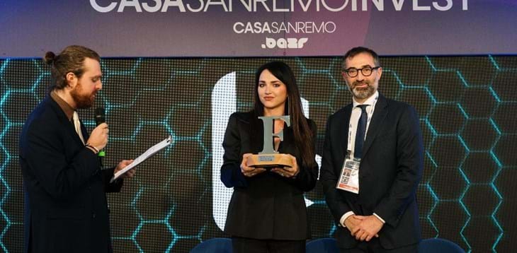 La presidente Federica Cappelletti premiata a Sanremo da Forbes Italia:
