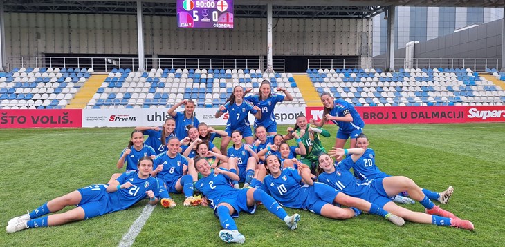 Italia a forza 5: battuta la Georgia all’esordio nel Round 2. Mazzantini: “Bella interpretazione, brave ragazze!”