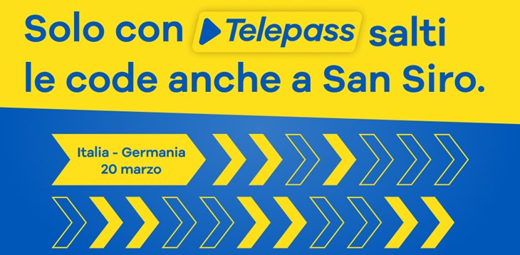 Italia-Germania: con Telepass sarà possibile entrare a San Siro senza fare la coda