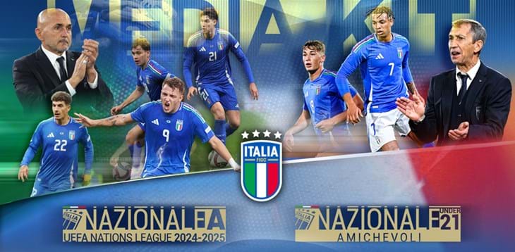 Online i media kit per le gare di marzo della Nazionale A e dell'Under 21