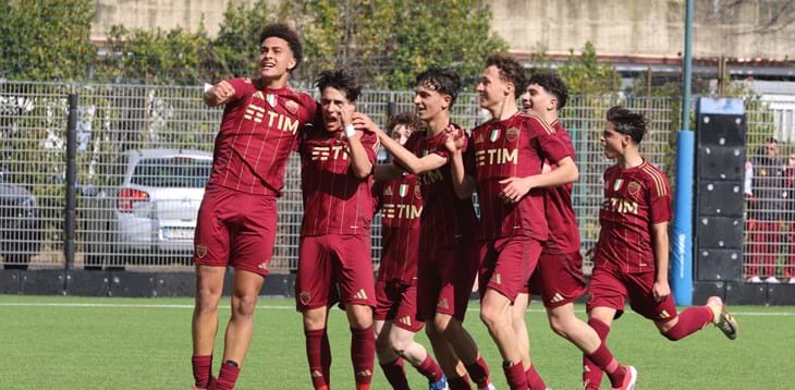 Under 15 Serie A e B, dominio Roma nel derby: 4-1 alla Lazio e aggancio alla Fiorentina in vetta al girone C