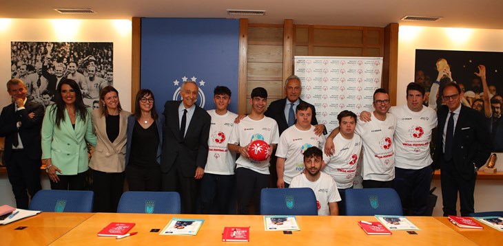 Presentata la 'European Football Week' di Special Olympics. Gravina: “FIGC orgogliosa di sostenere questo progetto all’insegna dell’inclusione”