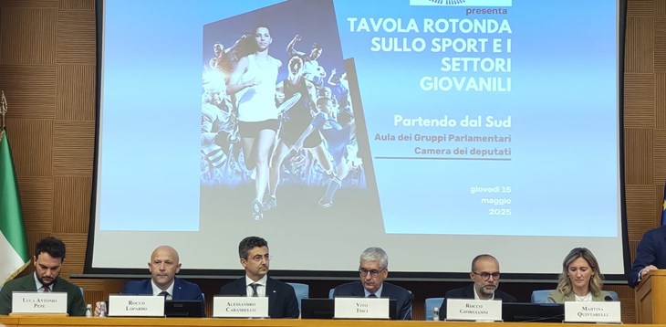 Sport e inclusione sociale: a Montecitorio l'incontro 'La pratica sportiva giovanile: dal professionismo al dilettantismo, come alternativa sociale partendo dal Sud'
