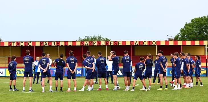 L’Europeo si avvicina, Azzurrini al lavoro a Cesenatico. Nunziata: “So quello che i ragazzi mi possono dare, un problema che molti di loro abbiano giocato poco”