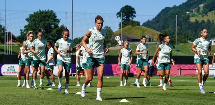 Azzurre, -3 all’esordio con il Belgio. Di Guglielmo: “Giocheremo con coraggio”. Cambiaghi: “Stiamo bene e puntiamo in alto”