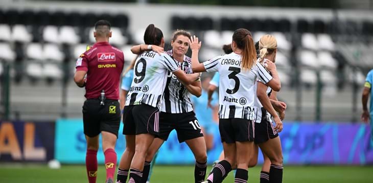 Juventus ancora in corsa per la Final Four: 4-0 al Napoli Women. En plein Lazio, che batte 3-1 il Parma