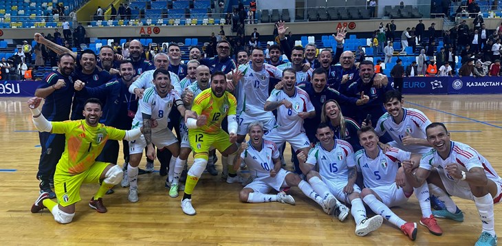 È tornata una grande Italfutsal: Kazakistan ko ai rigori! La qualificazione a Futsal EURO 2026 è realtà. Gravina: