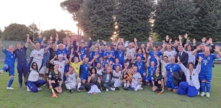 Emozioni e festa per tutti, al match tra la Nazionale Parlamentari e la rappresentativa DCPS