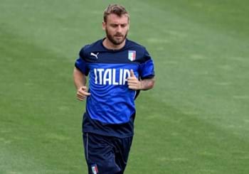 Seduta di recupero a Coverciano. Buffon, De Silvestri e De Rossi out per il Portogallo