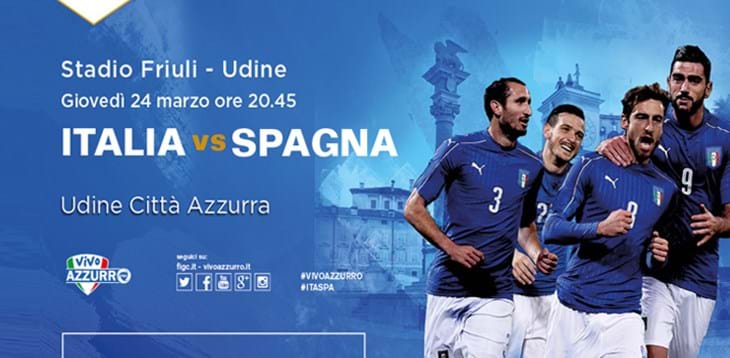Italia-Spagna: si va verso il tutto esaurito ad Udine, in un week end venduti 18mila biglietti