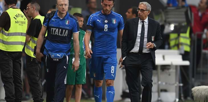 Marchisio torna a casa, arriva Gagliardini. In 5 milioni davanti alla Tv per Italia-Uruguay