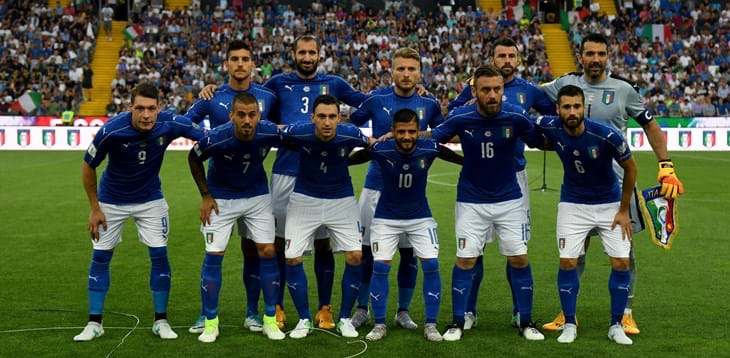 L’Italia resta al 12° posto del ranking FIFA, la Germania torna in testa alla classifica