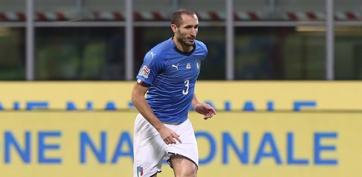 Giorgio Chiellini tra i 50 candidati per un posto nella squadra dell'anno 2018 della UEFA