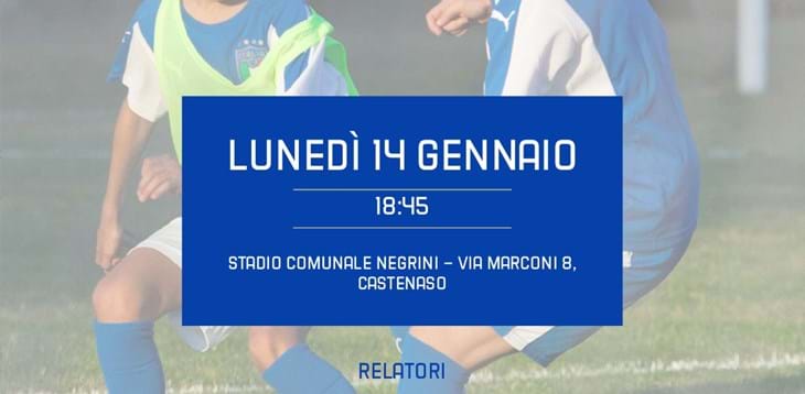 Lunedì prossimo appuntamento con un workshop anche al CFT di Castenaso