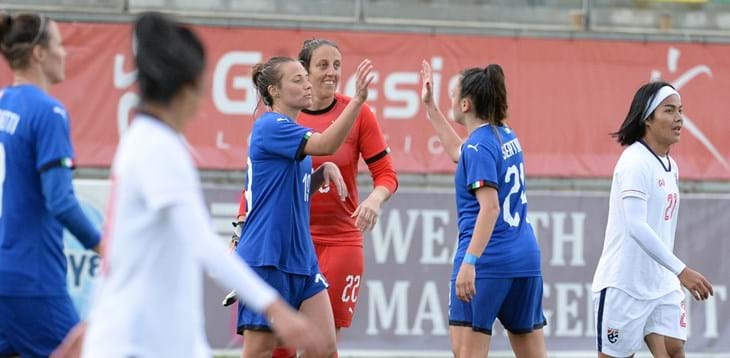 Cyprus Cup: l’Italia batte 4-1 la Thailandia, mercoledì la finalissima con la Corea del Nord