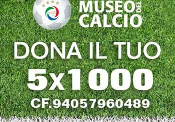 Dona il 5X1000 al Museo del Calcio per sostenere i valori del calcio e la cultura dello sport