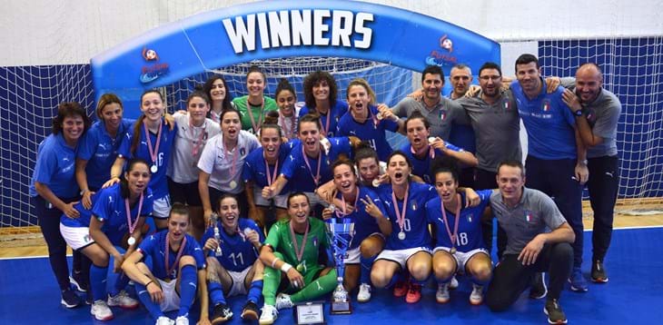 Splendide azzurre: Croazia battuta 4-7 e vittoria della Women Futsal Week Summer Cup